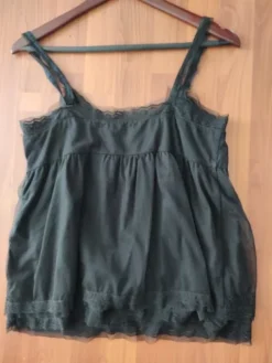 Blusa Con Tirante Y Encaje Talla L Marca Zara -Vestidoux Soldes Magasin D NQ NP 903526 MLM50930551148 072022 O