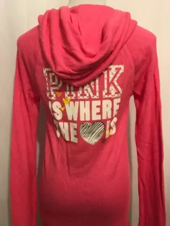 Blusa Térmica Con Gorro Marca Pink -Vestidoux Soldes Magasin D NQ NP 906427 MLM32922725407 112019 O