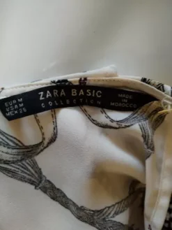 Blusa Estampada Para Dama, Marca Zara -Vestidoux Soldes Magasin D NQ NP 918206 MLM54875407958 042023 O