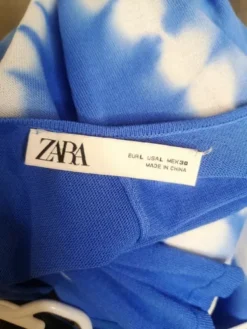 Vestido Marca Zara Color Azul Talla L -Vestidoux Soldes Magasin D NQ NP 919980 MLM50269812718 062022 O
