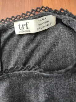 Blusa Con Detalles De Perla Marca Zara Talla L -Vestidoux Soldes Magasin D NQ NP 922699 MLM50822859113 072022 O