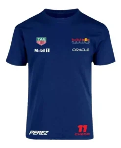 Playera Mod Red Bull Checo Perez Estampado Reflejante