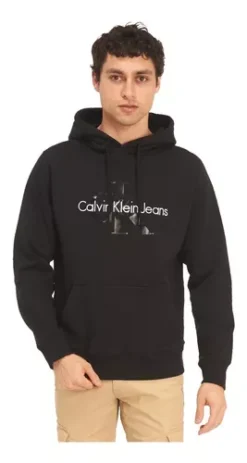 Hoodie Con Capucha Calvin Klein Con Logo Hombre