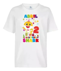 Playera Para Cumpleaños Familia Tiburón 1 Pza Personalizable -Vestidoux Soldes Magasin D NQ NP 955252 MLM52027869385 102022 O