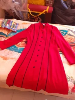 Vestido Rojo, Marca Marsel, Talla 13-34, Seminuevo -Vestidoux Soldes Magasin D NQ NP 956647 MLM69837197657 062023 O