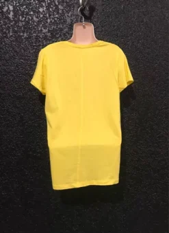 Blusa, Playera Amarilla Marca Zara T/ M Semi Nueva. -Vestidoux Soldes Magasin D NQ NP 977081 MLM41046880252 032020 O
