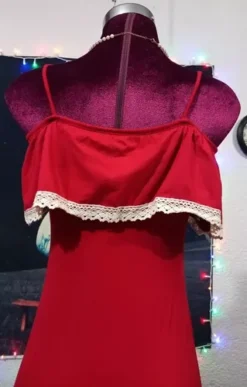 Vestido Rojo Campesino Marca Vertice Talla Chica -Vestidoux Soldes Magasin D NQ NP 978718 MLM51126106274 082022 O