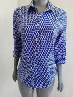 Universal Blusa Estampada Talla 1 Marca Chico's